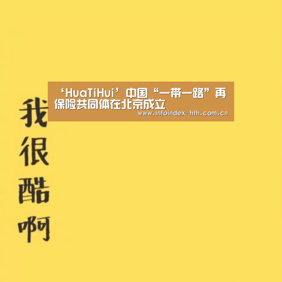 ‘HuaTiHui’中国“一带一路”再保险共同体在北京成立